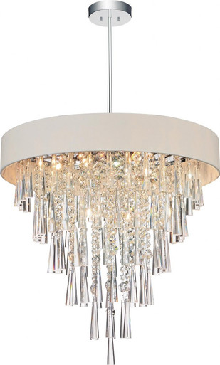 Franca 8 Light Medium Chandelier by CWI - 5523P22C-222222