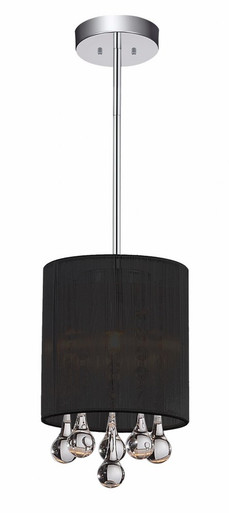 Water Drop 1 Light Mini Pendant by CWI - 5006P6C-1366-round