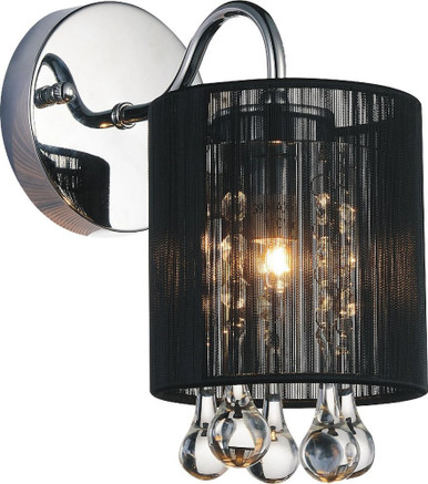 Water Drop 1 Light Wall Sconce by CWI - 5006W5C-1155