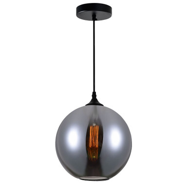 Glass 1 Light Small Pendant 12 Inch Tall by CWI - 5553P10-101010