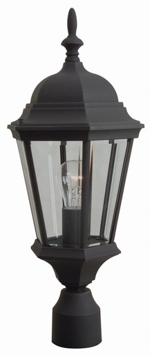 One Light Outdoor Medium Post Light 5.88 x 22 inches by Craftmade - Z255