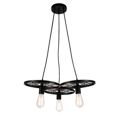 Ravi 3 Light Medium Chandelier by CWI - 9699P25-62525