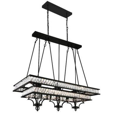 Shalia 20 Light Oversized Island Chandelier by CWI - 9972P47-20