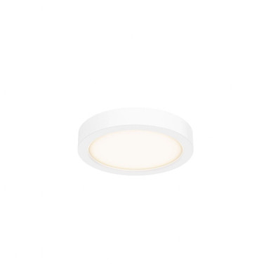 11W 1 LED 6 Inch Wide Round Flush Mount by DALS - CFLEDR06-CC
