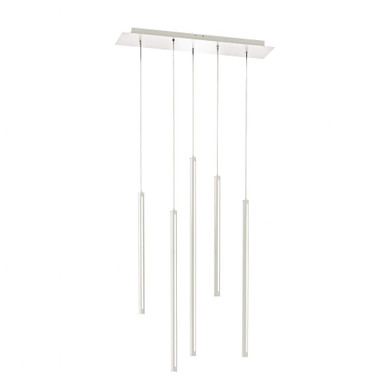 750W 5 Square CCT Cylinder Cluster Pendant by Dals - PDLED120-5SQ