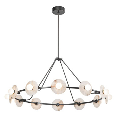 Dahlia LED Light Oversized Chandelier by Alora CH346046-UNV - CH346046-UNV