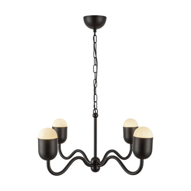 Effie 4 Light Chandelier 12.88 Inch Tall and 27 Inch Wide by Alora - CH558427