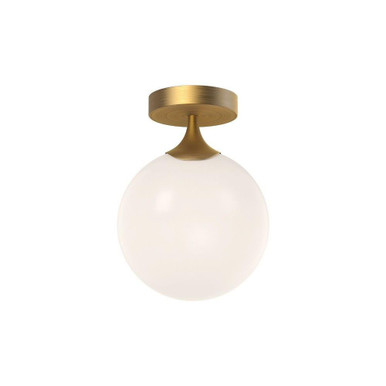 Nouveau 1 Light 7.88 Inch Wide Flush Mount by Alora - FM505108