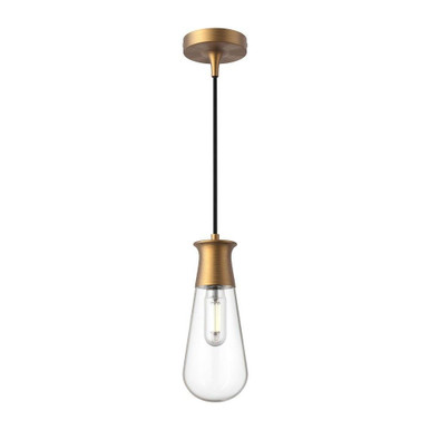 Marcel 1 Light Mini Pendant 11.25 Inch Tall by Alora - PD464001