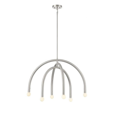 6 Light Large Chandelier by Meridian M100115
