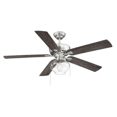 5 Blade Ceiling Fan with Light Kit 52 Inches Wide by Meridian - 5_M2009
