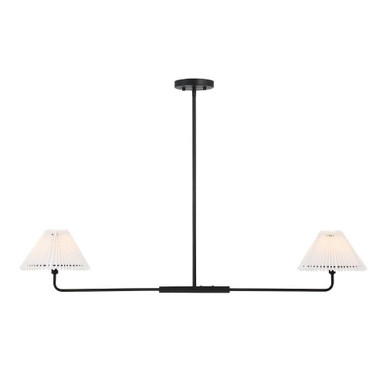 2 Up Light Linear Chandelier by Meridian M100122