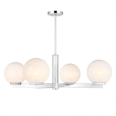 4 Light Oversized Chandelier by Meridian M100123