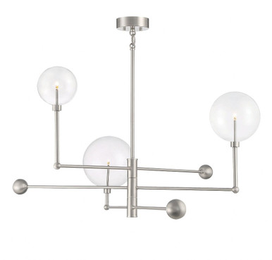 3 Light Oversized Chandelier by Meridian - M100100