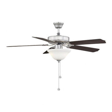 5 Blade Transitional Ceiling Fan with Light Kit 52 inches wide by Meridian - M2018