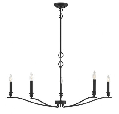 5 Light Oversized Chandelier by Meridian M10086 - M10086