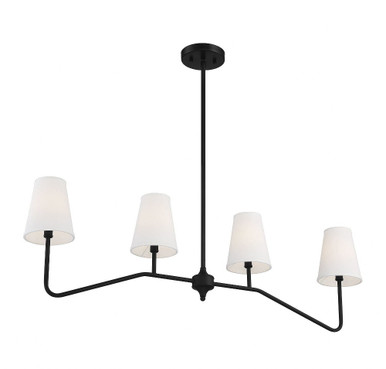4  Up Light Linear Chandelier by Meridian - M10078