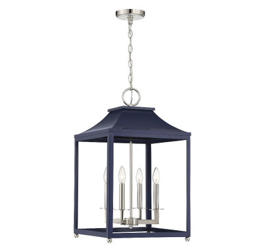 4 Light Medium Pendant 25.5 Inch Tall by Meridian - M30009