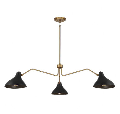 3 Light Oversized Pendant by Meridian - M7019