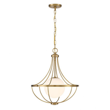 1 Light Large Pendant 22 Inch Tall by Meridian - M7047
