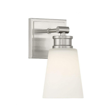 1 Light Wall Sconce 9.5 Inches Tall by Meridian - M90072