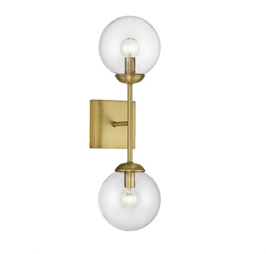 2 Light Wall Sconce 20 Inch Tall by Meridian - M90001