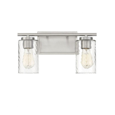 2 Light Vanity Light 15 Inch Wide by Meridian - M80037