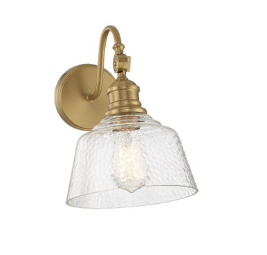 1 Light Vintage Wall Sconce 11.5 Inch Tall by Meridian - M90092