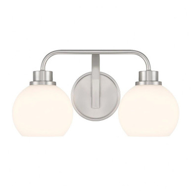 2 Light Vanity Light 8.25 Inch Tall by Meridian - M80080
