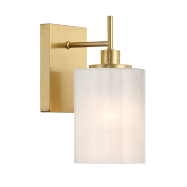 1 Light Wall Sconce 9.75 Inch Tall by Meridian - M90116