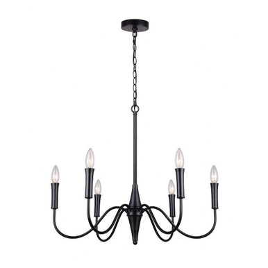 Brielle 6 Light Medium Chandelier by Canarm - ICH1103A06