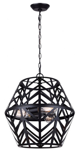 Maud 3 Light Small Chandelier by Canarm - ICH635B03BK17