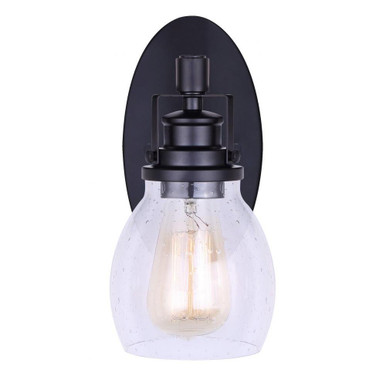 Carson 1 Light Vanity Light by Canarm - IVL705A01BK