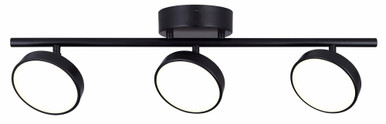 Neelia 75W 3 LED Track Light 6 In Tall and 5.13 In Wide by Canarm Inc - LT257A03BK