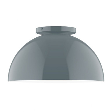 Axis 1 Light 12 Inch Wide Dome Flush Mount by Montclair Light Works - FMD432