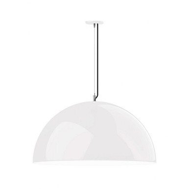 Xl Choices 1 Light Shallow Dome Oversized Pendant by Montclair Light Works - PEG231