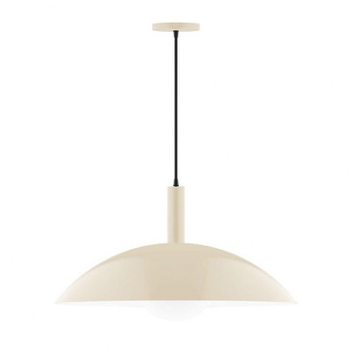 Stack 2 Light Half Dome Large Pendant 84 Inch Tall by Montclair Light Works - PEBX477-G15
