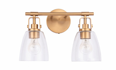 Brilliance 2 Light Vanity Light by Brio - BRI802
