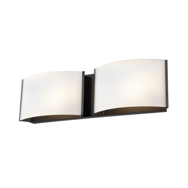 Candleguard 2 Light Bath Vanity 4.25 Inch Tall and 14.75 Inch Wide by DVI - DVP17122