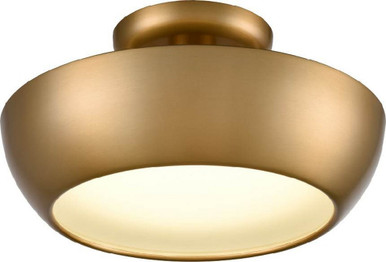 Antares 18W 1 LED Semi Flush Mount 5.75 Inch Tall and 12 Inch Wide by DVI - DVP0611