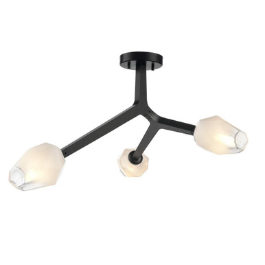 Javelin 3 Light Semi Flush Mount 15.75 Inch Tall and 32.25 Inch Wide by DVI - DVP33211