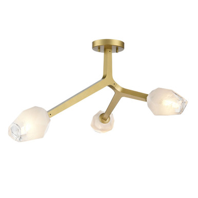Javelin 3 Light Semi Flush Mount 15.75 Inch Tall and 32.25 Inch Wide by DVI - DVP33211