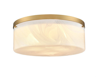 Bessemer 3 Light Flush Mount 6 Inch Tall and 16 Inch Wide by DVI - DVP32138