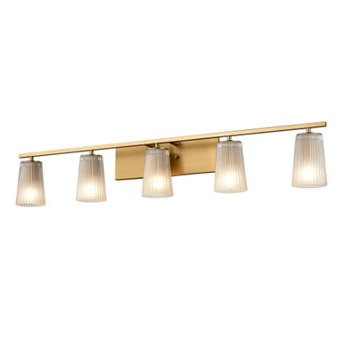 Luca 5 Light Bath Vanity 7.75 Inch Tall and 43.5 Inch Wide by DVI - DVP31355