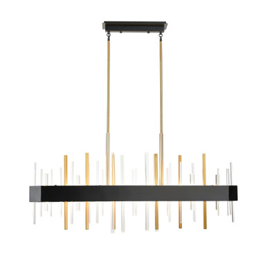Crystal Boulevard 31.5W 1 LED Linear Chandelier 42.75 Inch Wide by DVI - DVP30302