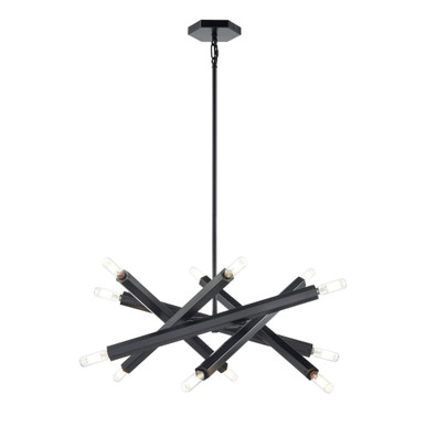 Kestrel 12 Light Pendant 6.5 Inch Tall and 22 Inch Wide by DVI - DVP30649