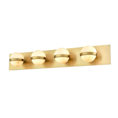 Stratus 4 Light Bath Vanity 4.75 Inch Tall and 28.75 Inch Wide by DVI - DVP38044