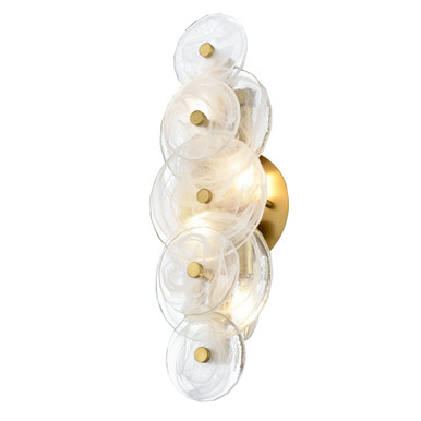 Carousel 4 Light Wall Sconce 17.75 Inch Tall and 6.25 Inch Wide by DVI - DVP36501