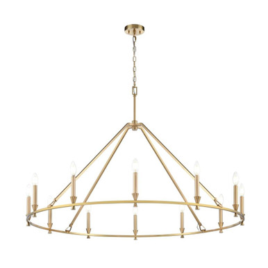 Carisbrooke 12 Light Chandelier 26.75 Inch Tall and 49.5 Inch Wide by DVI - DVP37145