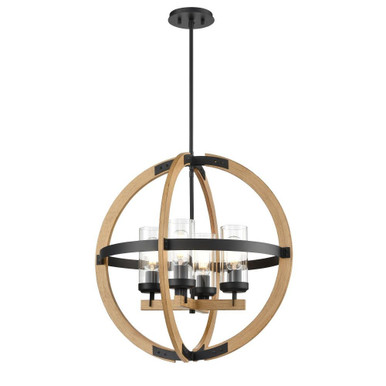 Okanagan 4 Light Orb Pendant 24 Inch Tall and 23.25 Inch Wide by DVI - DVP38650